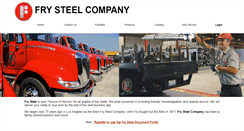 Desktop Screenshot of frysteel.com